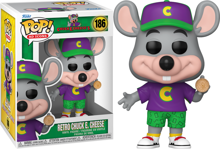 Funko POP Retro Chuck E. Cheese #186 POP Ad Icon