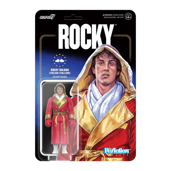 Rocky Balboa (Italian Stallion) 3.75” Action Figure - Super7 Reaction
