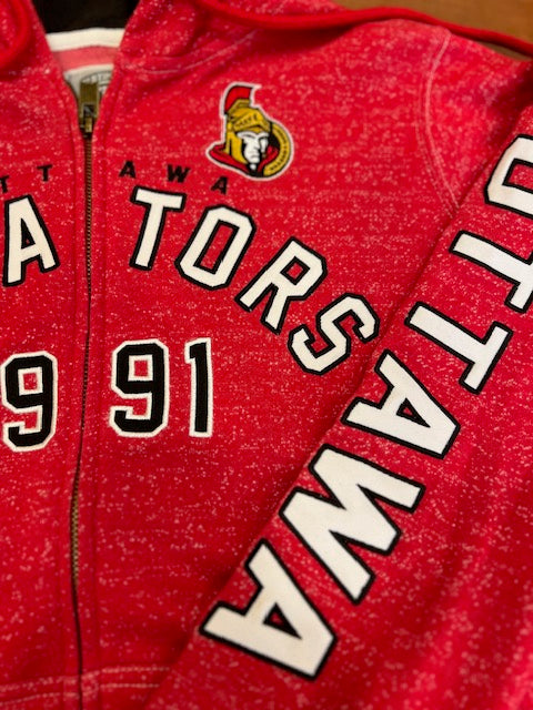 NHL Ottawa Senators Women's OTH Full Zip Hoodie (red) -online only