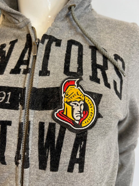 NHL Ottawa Senators Women's OTH Full Zip Hoodie (grey)-online only