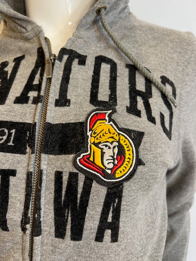 NHL Ottawa Senators Women's OTH Full Zip Hoodie (grey)-online only