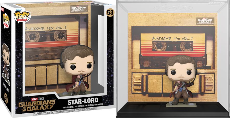 Funko POP Albums Star-Lord #53-Awesome Mix Vol. 1  Guardians of the Galaxy