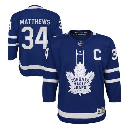 NHL Toronto Maple Leafs Auston Matthews "C" Youth Premium Home Jersey