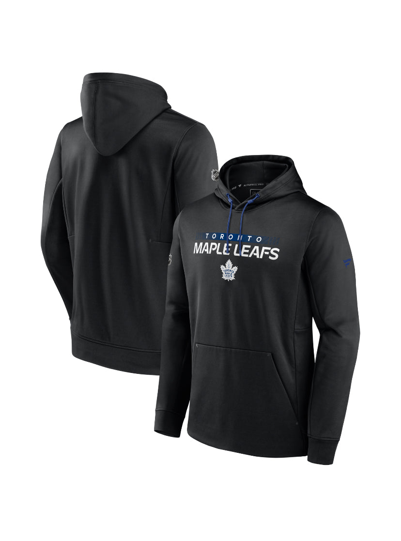 NHL Toronto Maple Leafs Fanatics Authentic Pro Performance Hoodie-Black