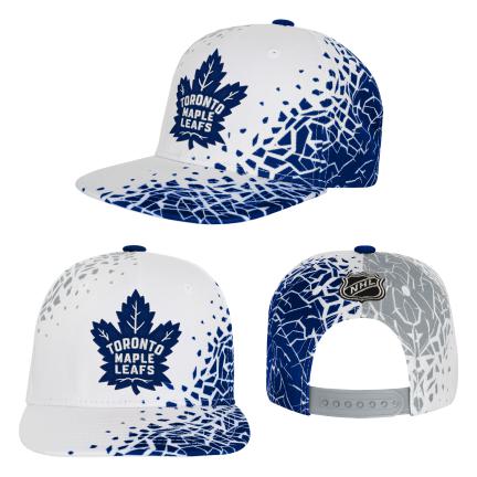 NHL Toronto Maple Leaf Youth New Edge Flat Brim Snap-back Hat