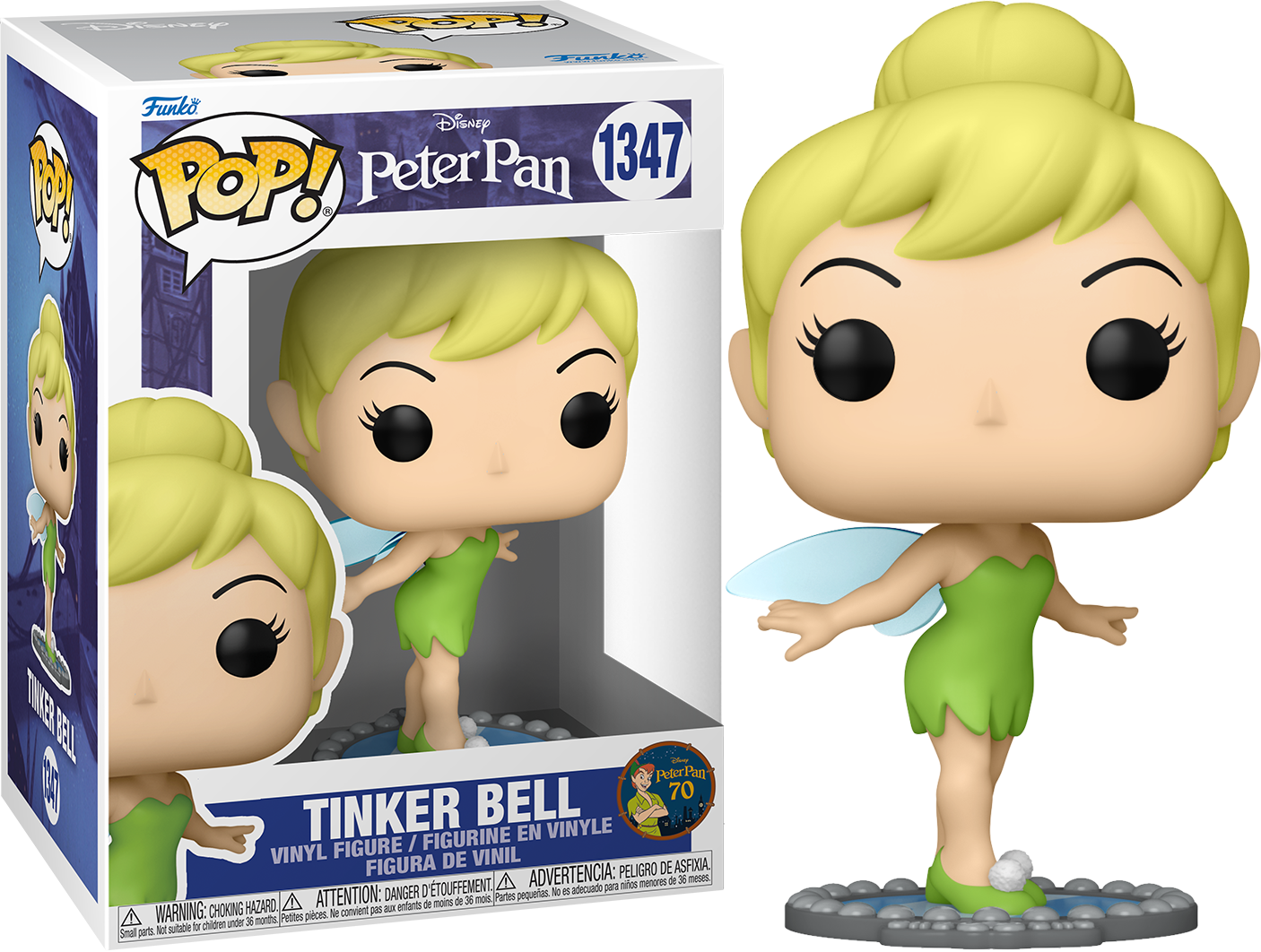 Funko POP Tinker Bell on Mirror  #1347 Disney Peter Pan 70th Anniversary