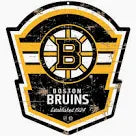 Boston Bruins Shield PVC Logo Sign - Distressed - Established 1924