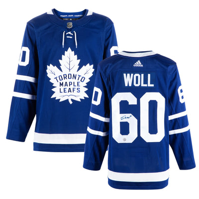 Joseph Woll Toronto Maple Leafs Autographed Blue (Home) Adidas Jersey
