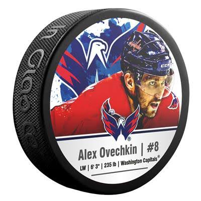 NHL Washington Capitals Alex Ovechkin #8 Hockey Puck
