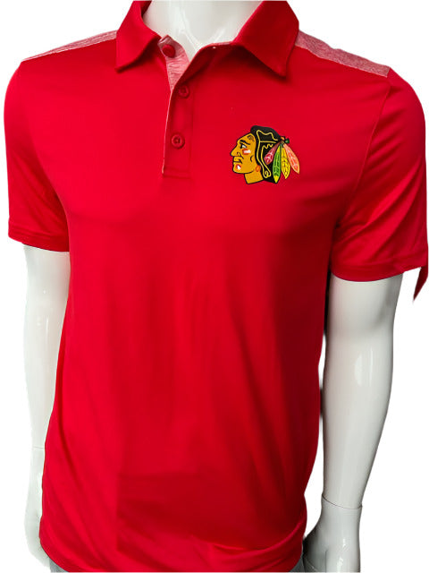 NHL Chicago Blackhawks Fanatics Long Shot Polo Shirt