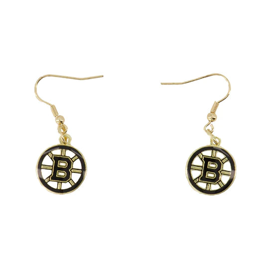 NHL Boston Bruins Dangle Earrings
