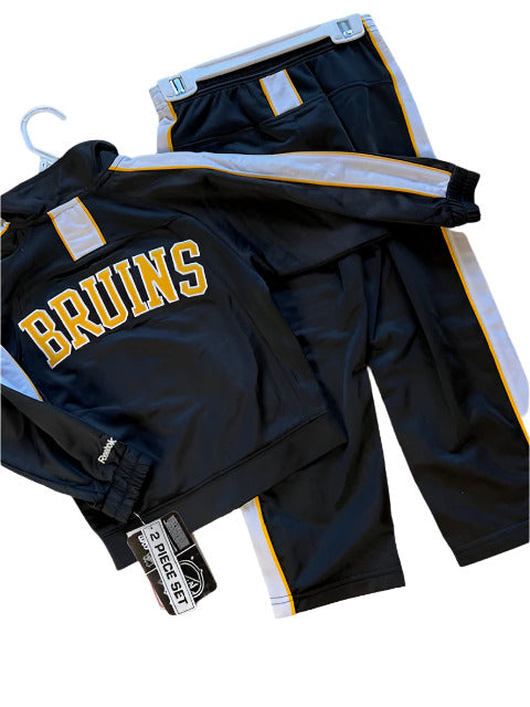 NHL Boston Bruins Kids Reebok 2 piece Track Set