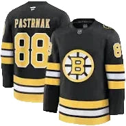 NHL Boston Bruins Pastrnak #88 Men's Fanatics Premium Jersey
