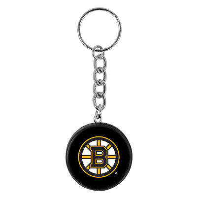 NHL Boston Bruins Puck Keychain
