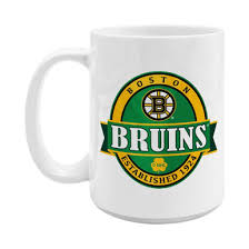 NHL Boston Bruins 11oz St. Patrick's Shamrock Ceramic Coffee Mug (price per mug)