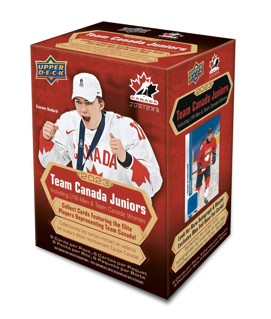 Upper Deck 2023 Team Canada Juniors Blaster Box