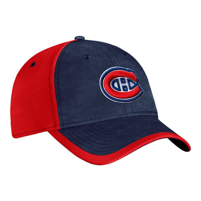 NHL Montreal Canadiens Fanatics Authentic Pro Stretchfit Hat (navy/red)