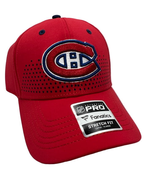 NHL Montreal Canadiens Fanatics Authentic Pro Draft Flex Hat