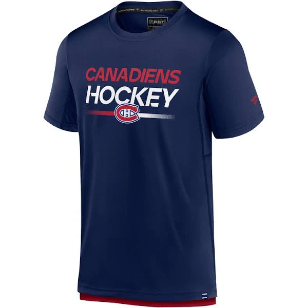 NHL Montreal Canadiens Fanatics Authentic Pro Tech Tee