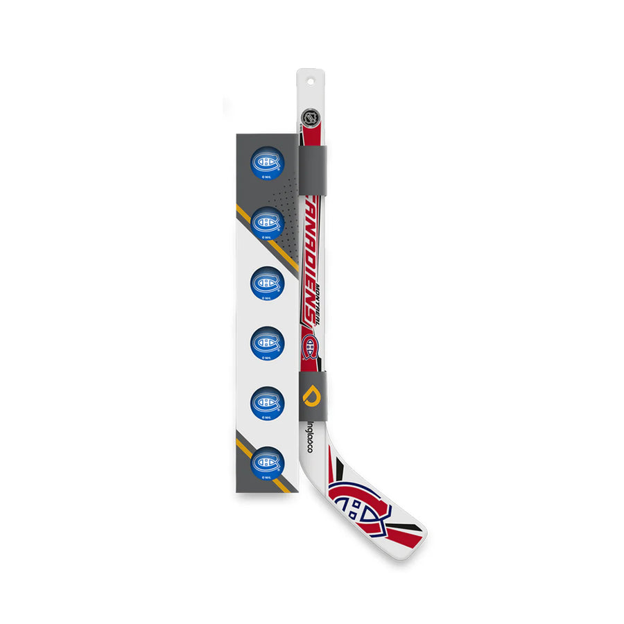 NHL Montreal Canadiens Plastic Mini Stick with 6 Foam Balls