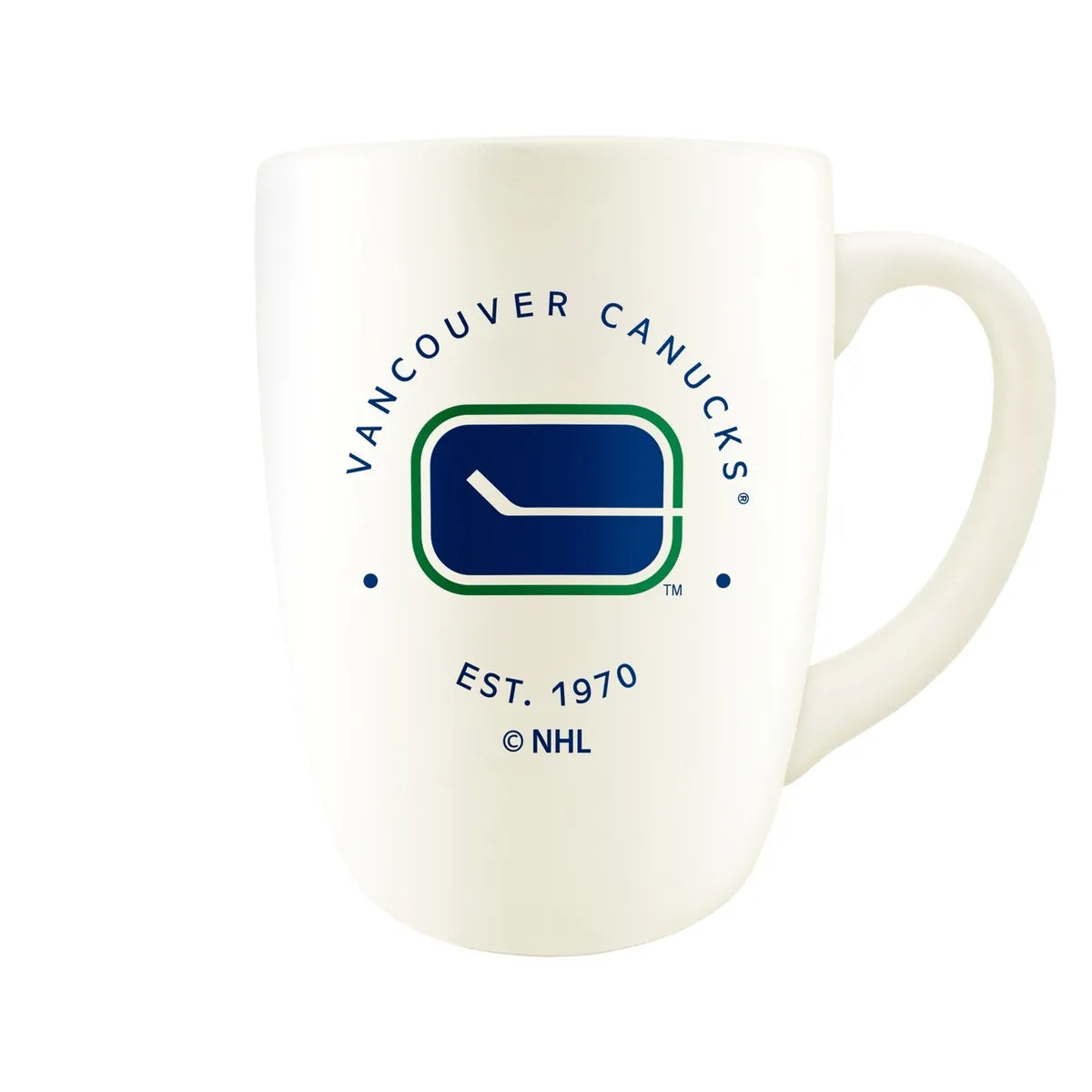 NHL Vancouver Canucks 14oz Vintage Stamp Retro Mug