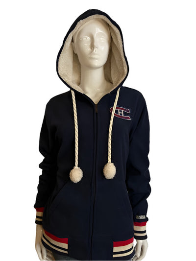 NHL Montreal Canadiens Women's L CCM Zip Fleece Hoodie (online only)