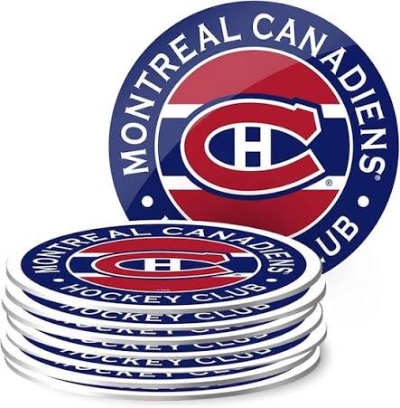 NHL Montreal Canadiens 4 piece Coaster Set (PVC)