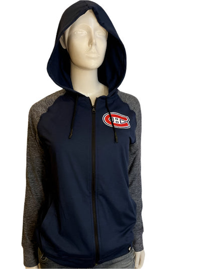NHL Montreal Canadiens Women's S Fanatics Zip Lightweight Hoodie (online only)