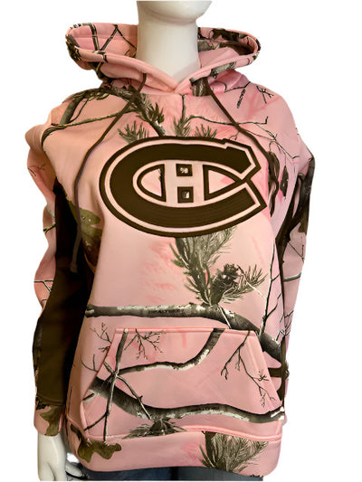 NHL Montreal Canadiens Women's L OTH Realtree Pink Camo Hoodie (online only)