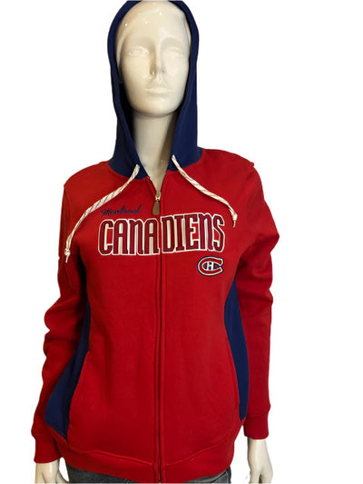 NHL Montreal Canadiens Women's M Reebok Zip Hoodie (online only)