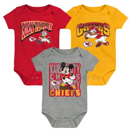 NFL Kansas City Chiefs Disney Infant Gametime Frenzy 3pc Set