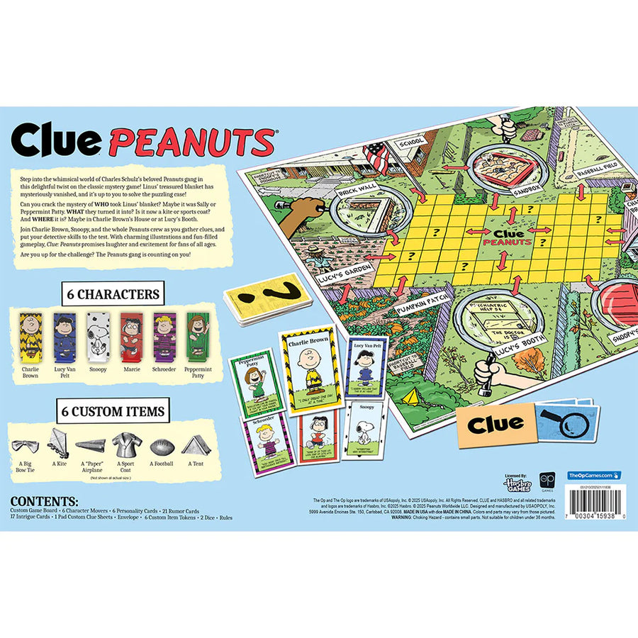 Clue: Peanuts Board Game