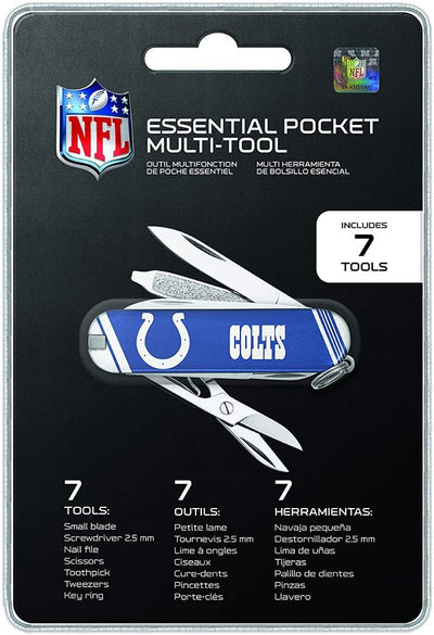 NFL Indianapolis Colts Essential Pocket Multi Tool (7 piece tool)