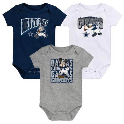 NFL Dallas Cowboys Disney Infant Gametime Frenzy 3pc Set