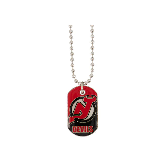 NHL New Jersey Devils Dog Tag Necklace