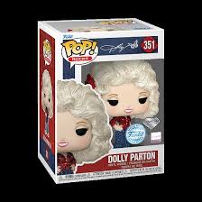 Funko POP Rocks Dolly Parton #351 (1977 Tour) - Diamond Collection / Funko Special Edition