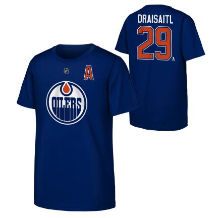 NHL Edmonton Oilers Youth "Leon Draisaitl" Player Tee (navy)