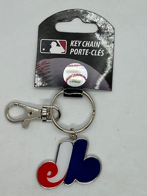 MLB Montreal Expos Logo Keychain with clasp