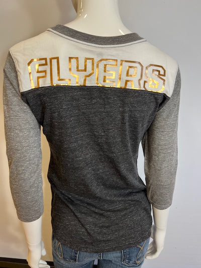 NHL Philadelphia Flyers Women's Fanatics 3/4 Sleeve Tee (online only)