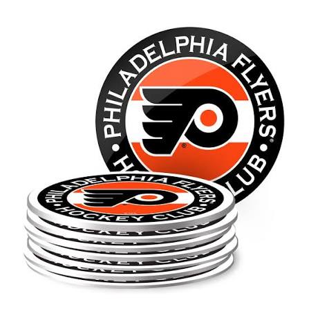 NHL Philadelphia Flyers 8 piece Coaster Set (PVC)