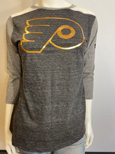 NHL Philadelphia Flyers Women's Fanatics 3/4 Sleeve Tee (online only)