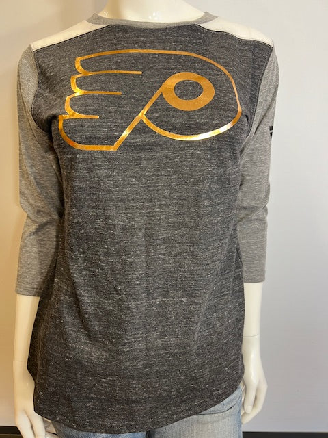 NHL Philadelphia Flyers Women's Fanatics 3/4 Sleeve Tee (online only)
