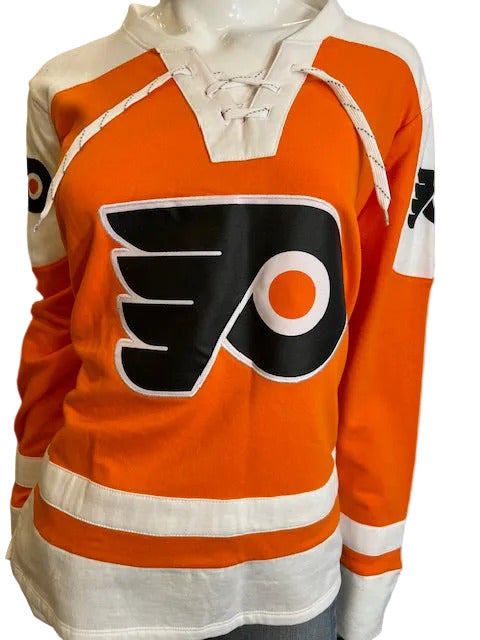 NHL Philadelphia Flyers Women's L Fanatics Fleece Lacer Jersey (online only)