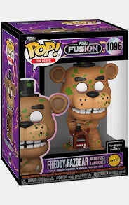 Funko Fusion POP Freddy Fazbear with Pizza Launcher CHASE #1096 - Five Nights at Freddy's