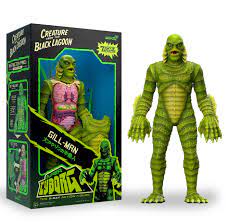 Gill-Man Super Cyborg Creature from the Black Lagoon Figure  - Super7 Reaction