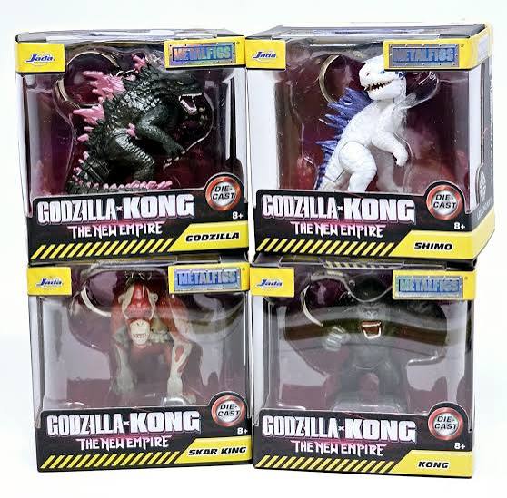 Godzilla-Kong The New Empire Metalfigs 2.5" Figures (diecast)