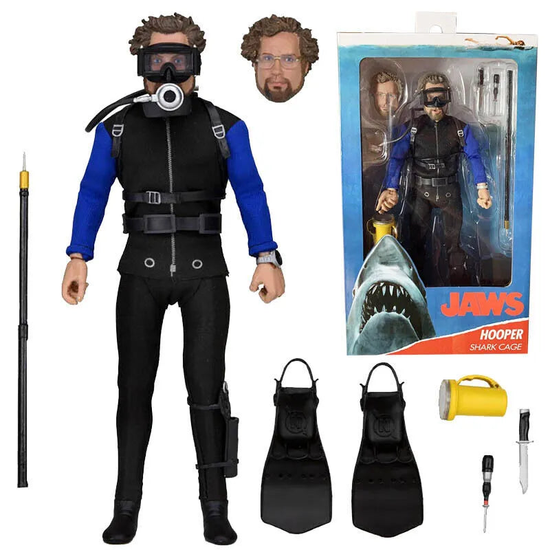 Jaws Hooper Shark Cage Action Figure by NECA