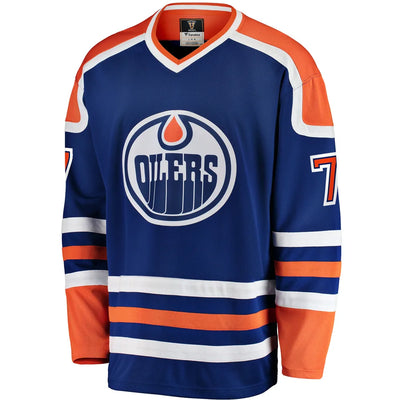 Paul Coffey Edmonton Oilers Autographed Retro Fanatics Jersey