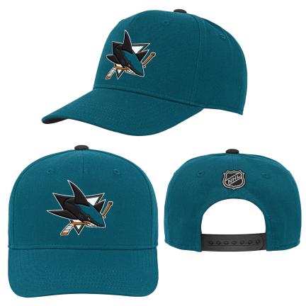 NHL San Jose Sharks Youth Precurved Snapback Hat
