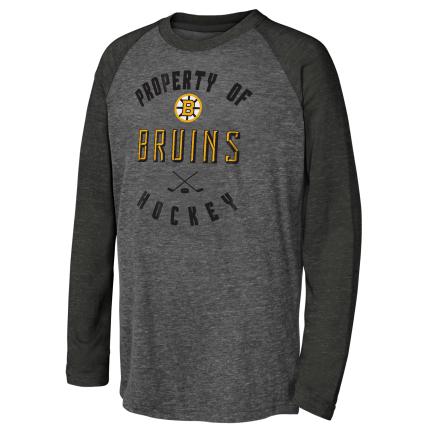 NHL Boston Bruins Youth "Property of" Raglan Tee